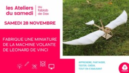 leonard de vinci machine volante miniature
