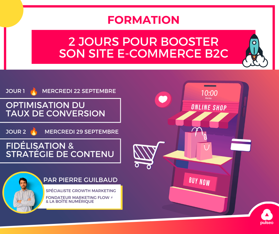 Formation e-commerce : 2 jours pour booster votre site e-commerce !